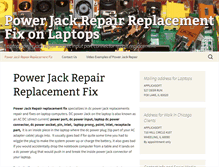 Tablet Screenshot of powerjackrepair.org