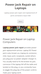 Mobile Screenshot of powerjackrepair.net